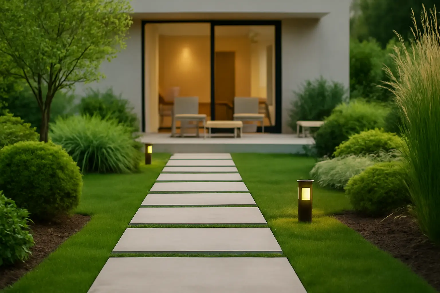 طراحی داخلی و محوطه سازی ویلا لوکس