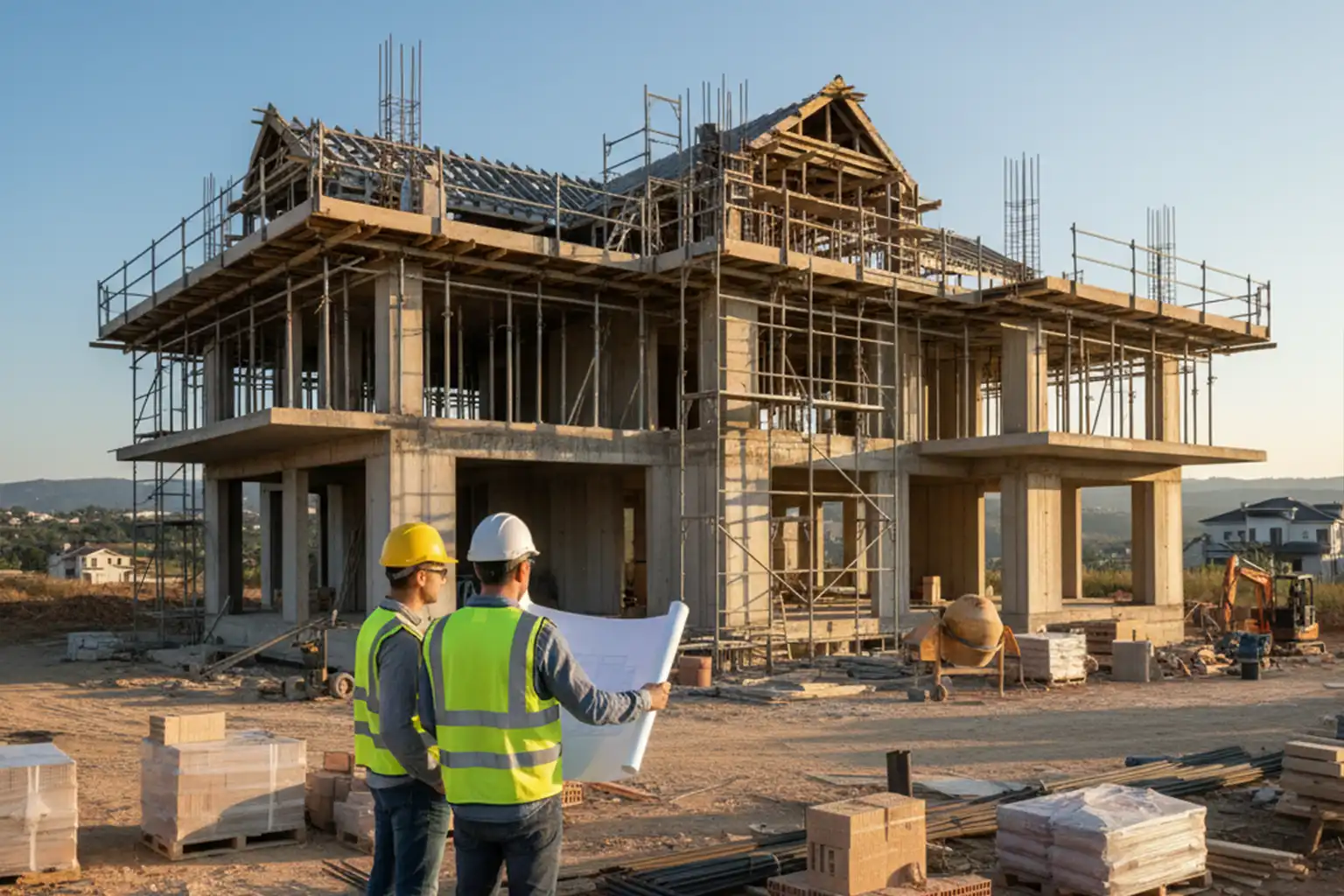 مرحله اجرا و نظارت بر ساخت ویلا